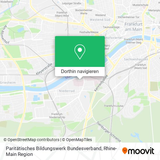 Paritätisches Bildungswerk Bundesverband Karte