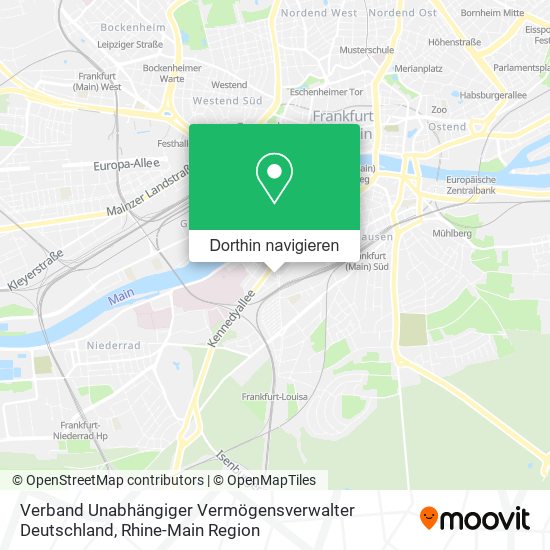 Verband Unabhängiger Vermögensverwalter Deutschland Karte