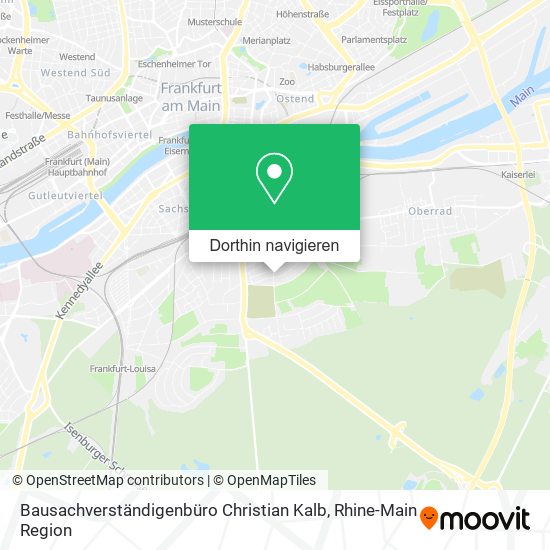 Bausachverständigenbüro Christian Kalb Karte