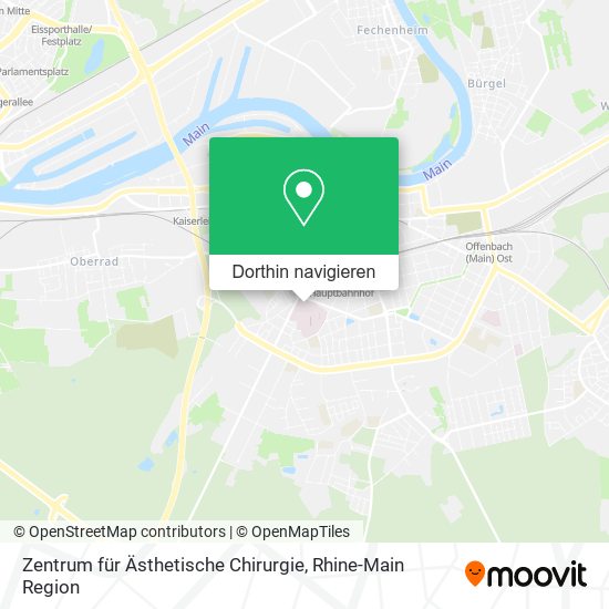Zentrum für Ästhetische Chirurgie Karte