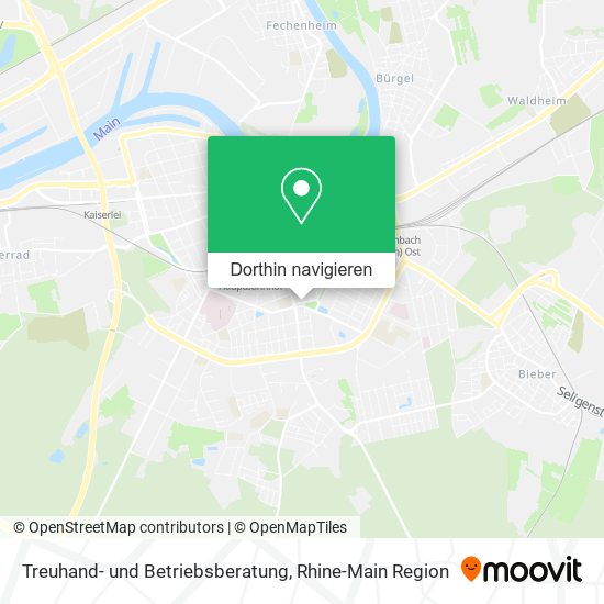 Treuhand- und Betriebsberatung Karte
