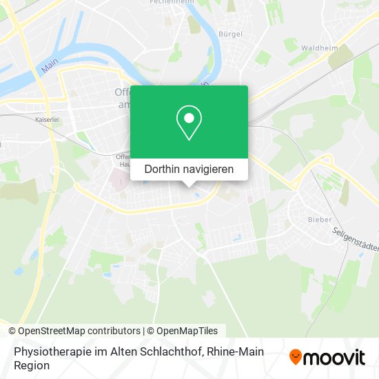 Physiotherapie im Alten Schlachthof Karte