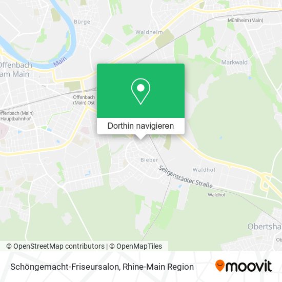 Schöngemacht-Friseursalon Karte