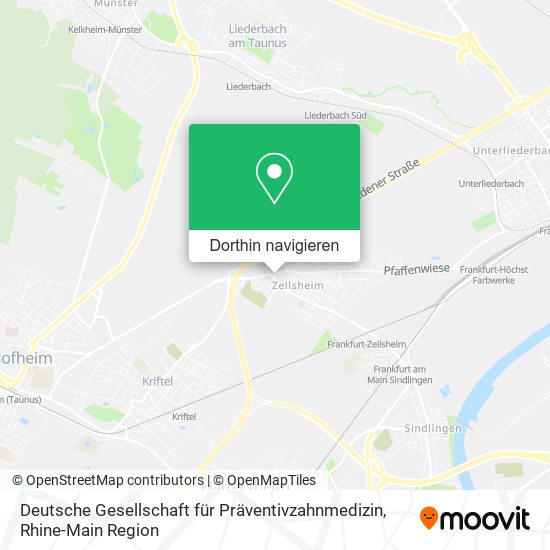 Deutsche Gesellschaft für Präventivzahnmedizin Karte