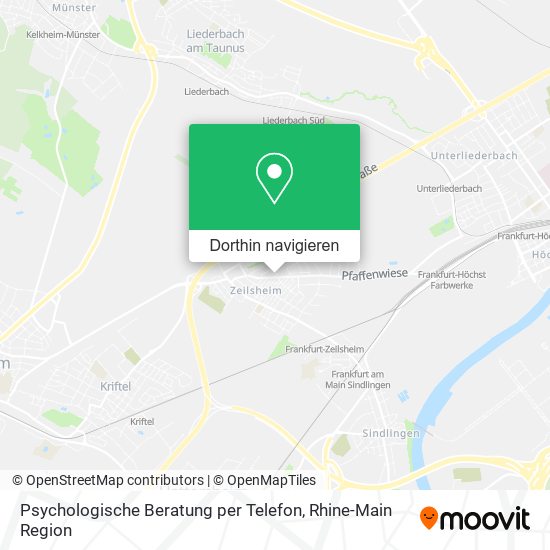 Psychologische Beratung per Telefon Karte