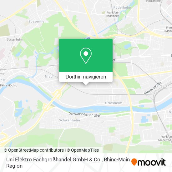 Uni Elektro Fachgroßhandel GmbH & Co. Karte