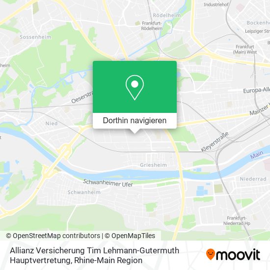 Allianz Versicherung Tim Lehmann-Gutermuth Hauptvertretung Karte