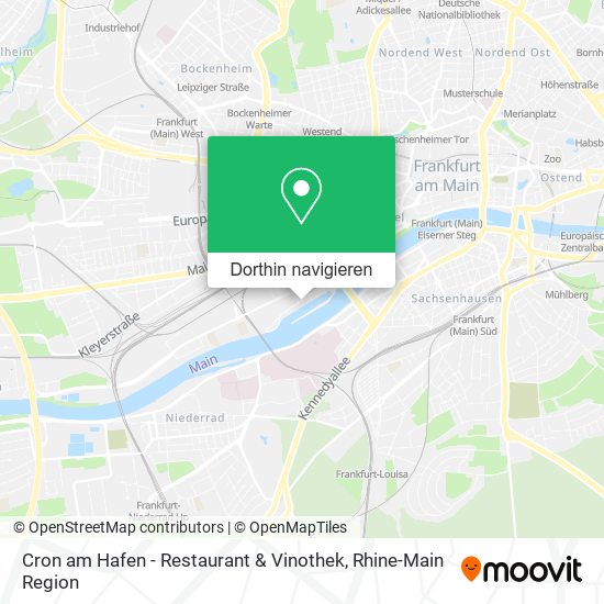 Cron am Hafen - Restaurant & Vinothek Karte
