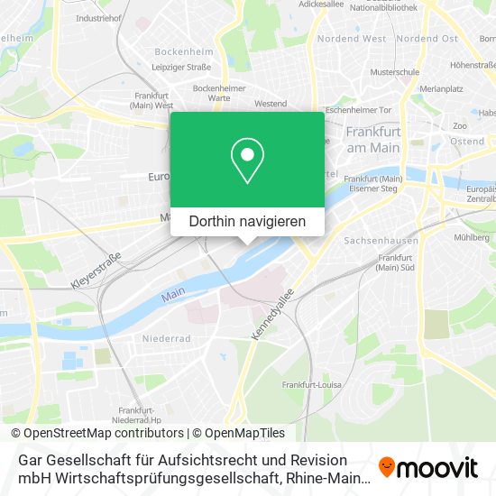 Gar Gesellschaft für Aufsichtsrecht und Revision mbH Wirtschaftsprüfungsgesellschaft Karte