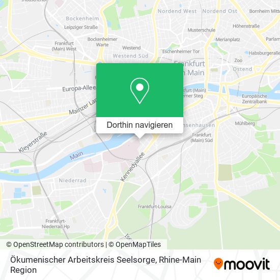 Ökumenischer Arbeitskreis Seelsorge Karte