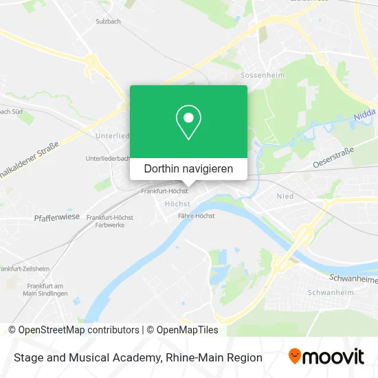 Stage and Musical Academy Karte