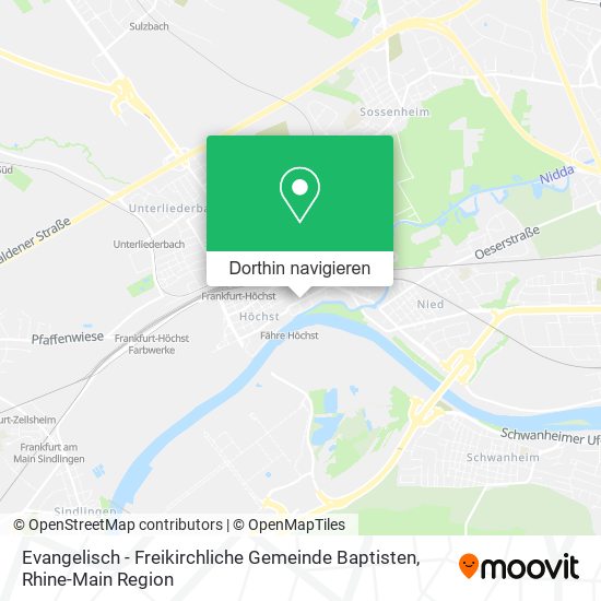Evangelisch - Freikirchliche Gemeinde Baptisten Karte