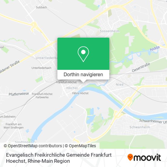 Evangelisch Freikirchliche Gemeinde Frankfurt Hoechst Karte