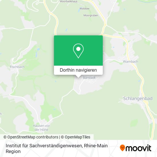 Institut für Sachverständigenwesen Karte