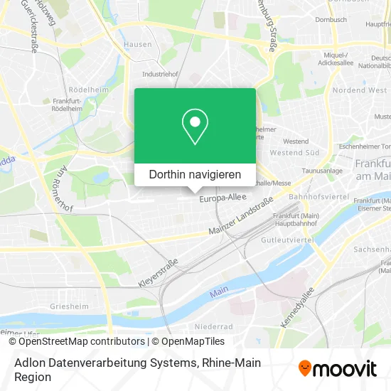 Adlon Datenverarbeitung Systems Karte