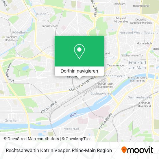 Rechtsanwältin Katrin Vesper Karte