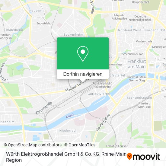 Würth Elektrogroßhandel GmbH & Co.KG Karte