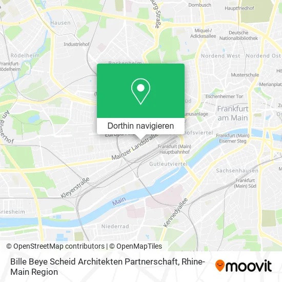 Bille Beye Scheid Architekten Partnerschaft Karte