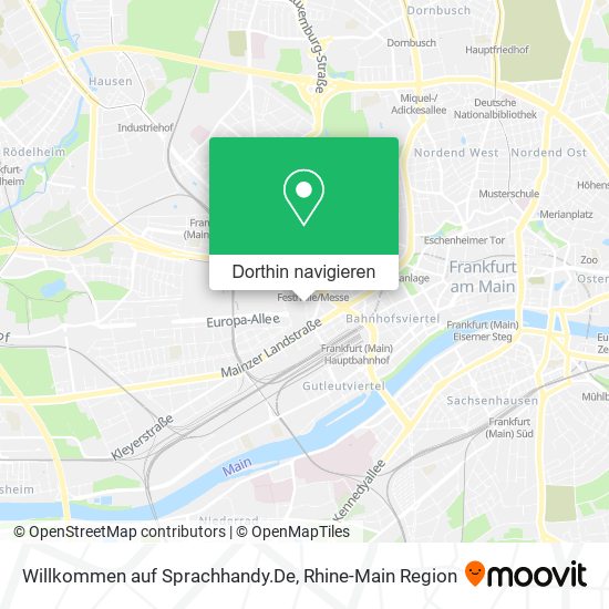 Willkommen auf Sprachhandy.De Karte
