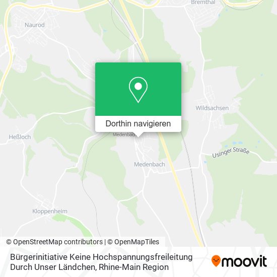 Bürgerinitiative Keine Hochspannungsfreileitung Durch Unser Ländchen Karte