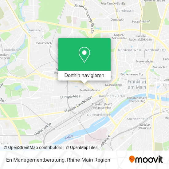 En Managementberatung Karte