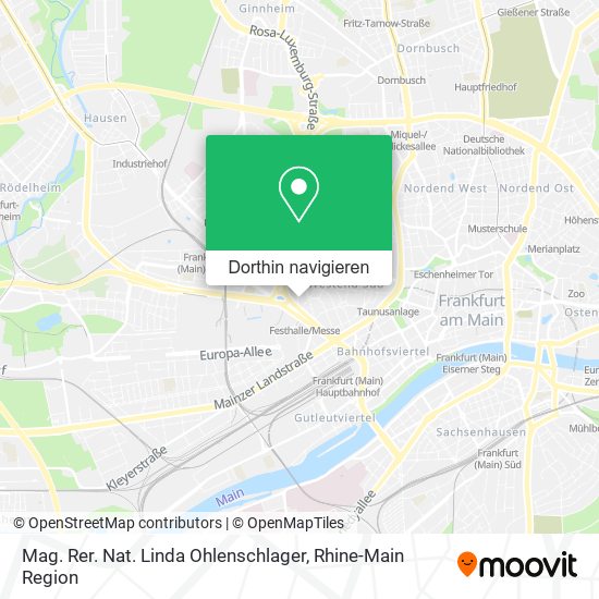 Mag. Rer. Nat. Linda Ohlenschlager Karte