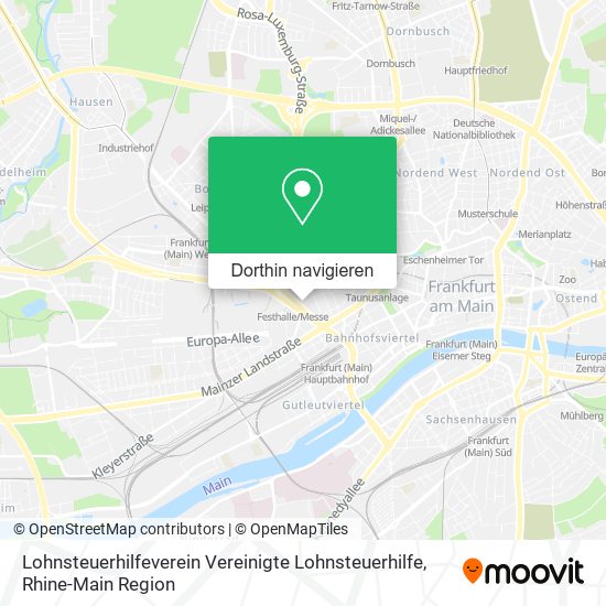 Lohnsteuerhilfeverein Vereinigte Lohnsteuerhilfe Karte