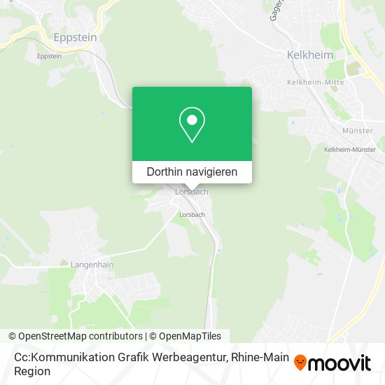Cc:Kommunikation Grafik Werbeagentur Karte
