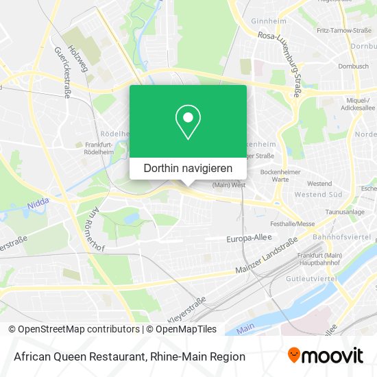 African Queen Restaurant Karte
