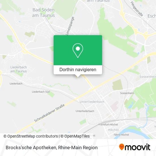 Brocks'sche Apotheken Karte