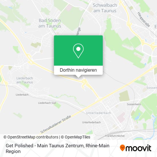 Get Polished - Main Taunus Zentrum Karte