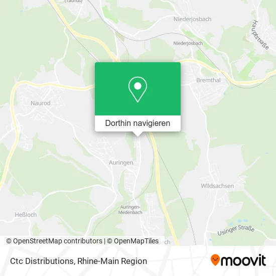 Ctc Distributions Karte