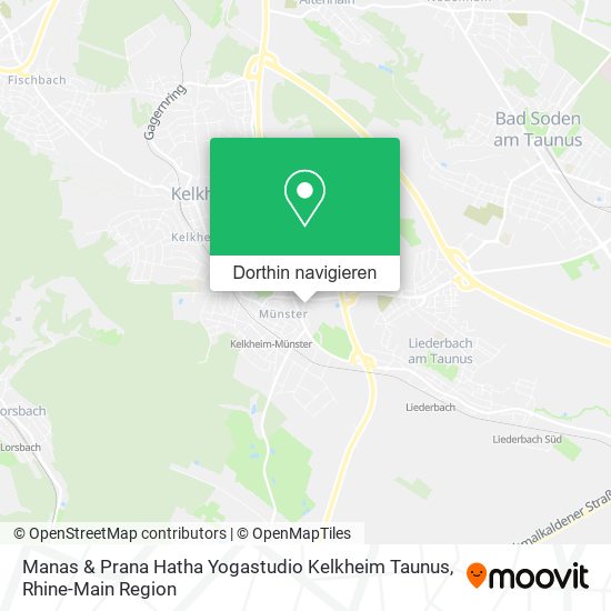 Manas & Prana Hatha Yogastudio Kelkheim Taunus Karte