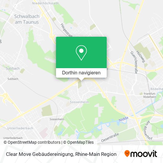 Clear Move Gebäudereinigung Karte