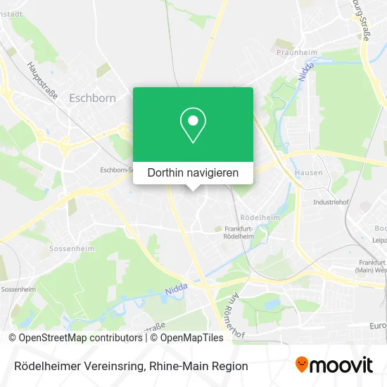 Rödelheimer Vereinsring Karte