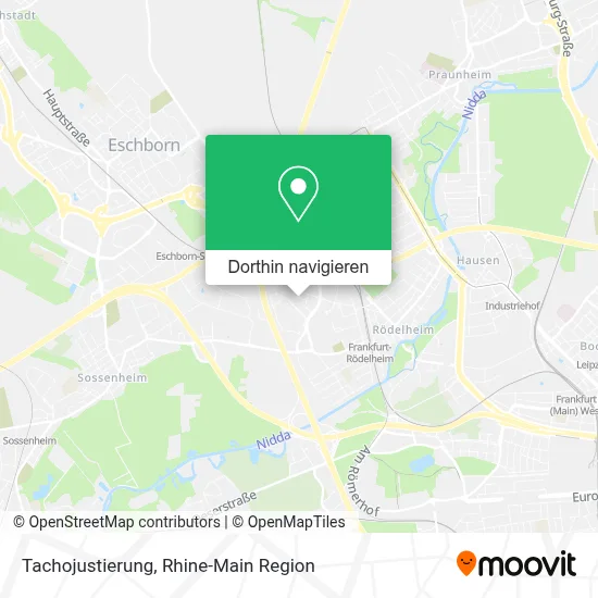 Tachojustierung Karte