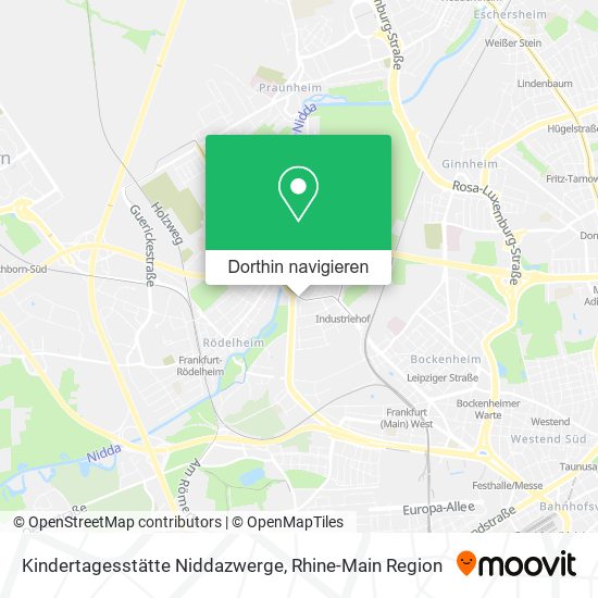 Kindertagesstätte Niddazwerge Karte