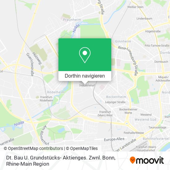 Dt. Bau U. Grundstücks- Aktienges. Zwnl. Bonn Karte