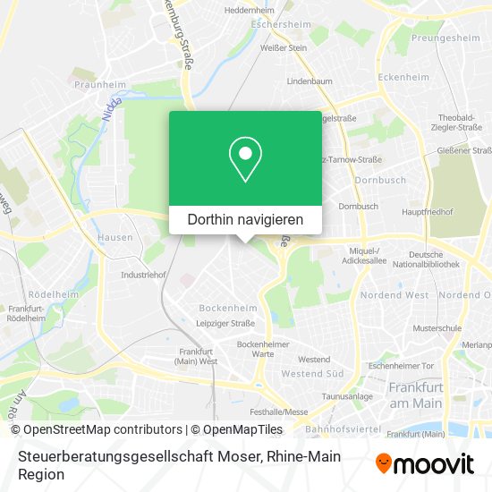 Steuerberatungsgesellschaft Moser Karte