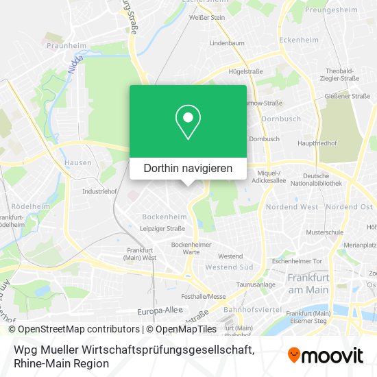 Wpg Mueller Wirtschaftsprüfungsgesellschaft Karte