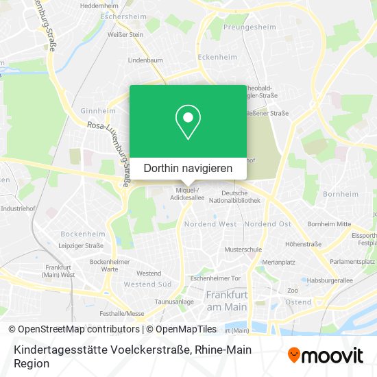 Kindertagesstätte Voelckerstraße Karte
