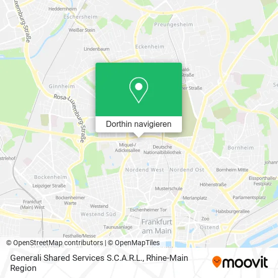 Generali Shared Services S.C.A.R.L. Karte