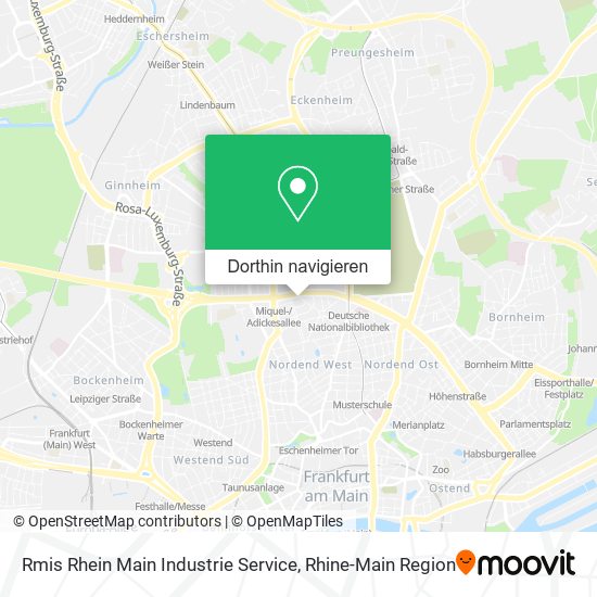 Rmis Rhein Main Industrie Service Karte
