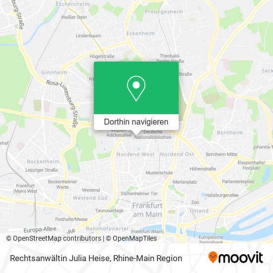 Rechtsanwältin Julia Heise Karte
