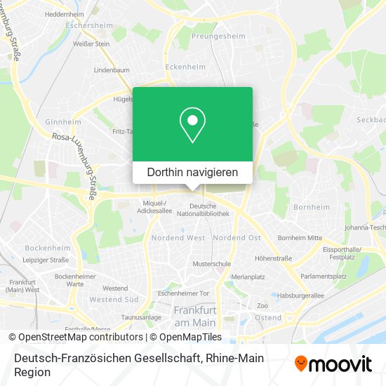 Deutsch-Französichen Gesellschaft Karte