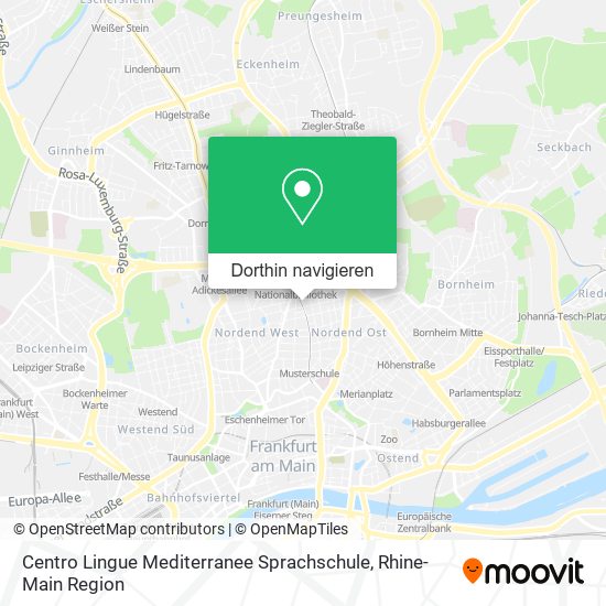 Centro Lingue Mediterranee Sprachschule Karte