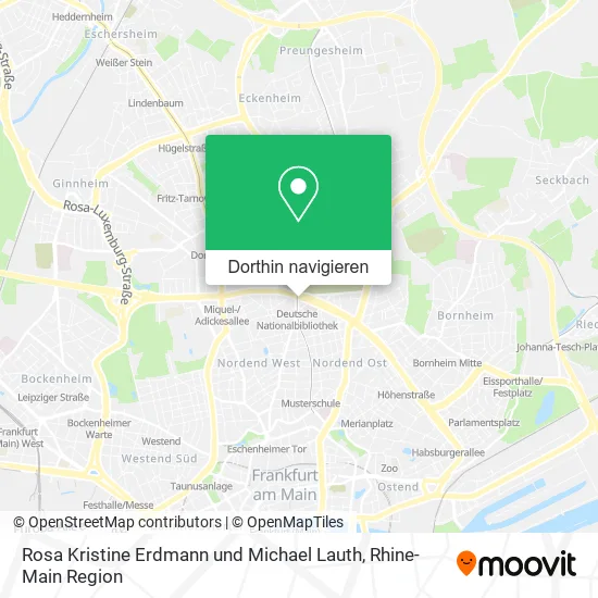 Rosa Kristine Erdmann und Michael Lauth Karte