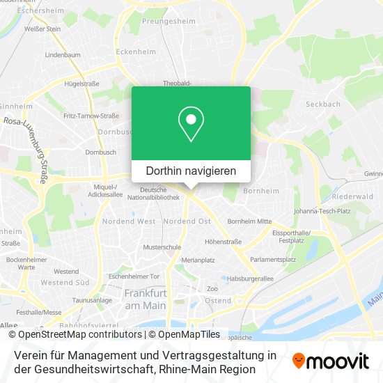 Verein für Management und Vertragsgestaltung in der Gesundheitswirtschaft Karte