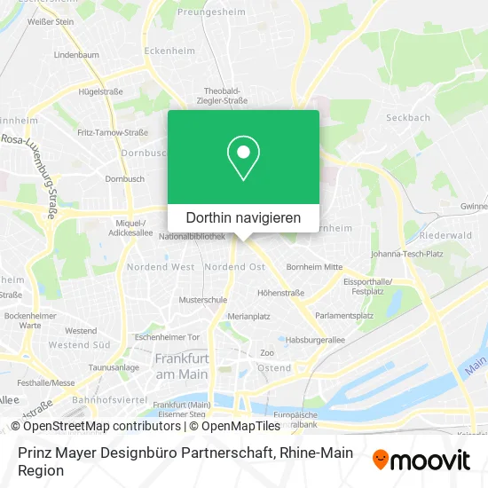 Prinz Mayer Designbüro Partnerschaft Karte