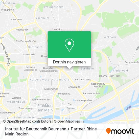 Institut für Bautechnik Baumann + Partner Karte